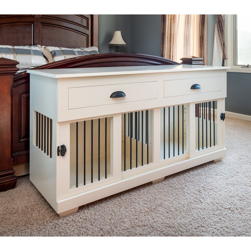 DCT Kennels Double Doggie Credenza With Drawers Wayfair